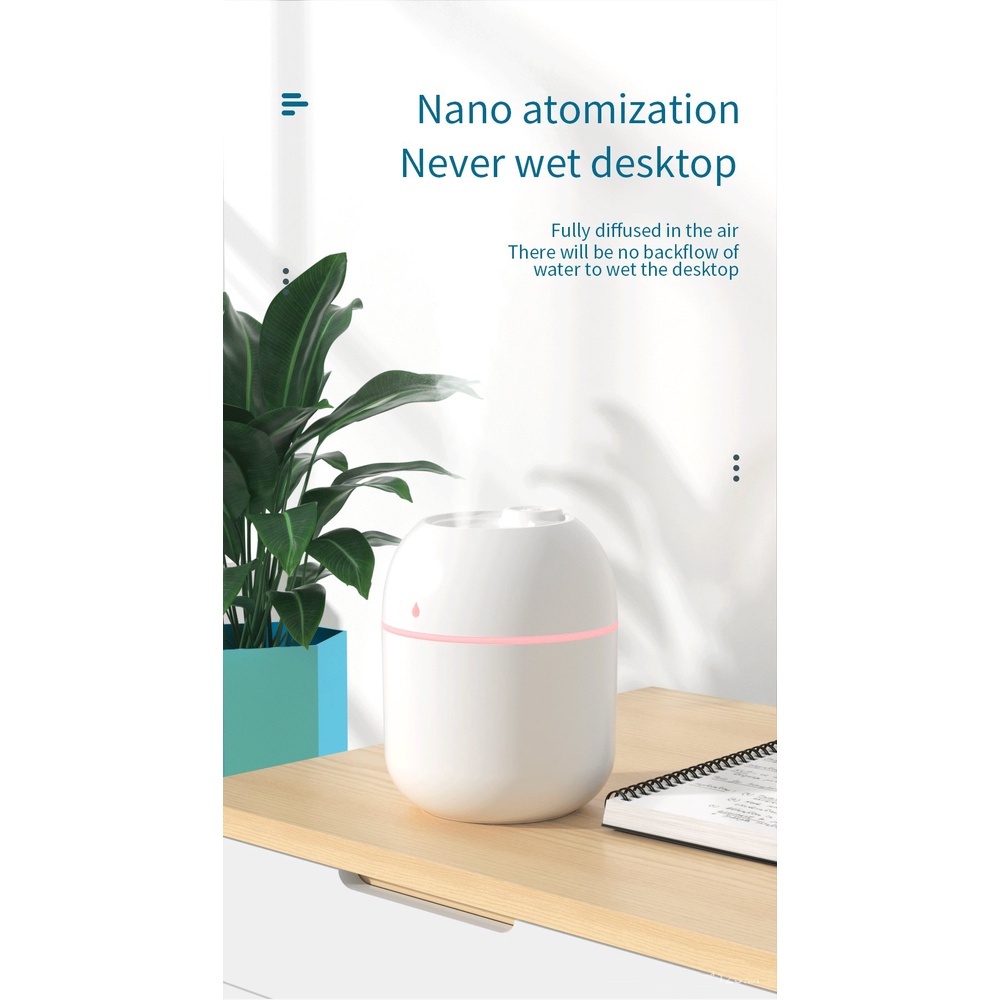 Máy phun sương tạo độ ẩm mini tùy chọn màu sắc