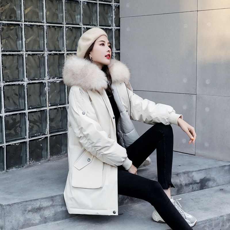 áo khoác phao bông dày nữ chất siêu đẹp