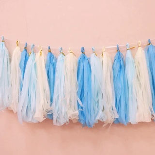 set 5 tua rua giấy lụa Trang Trí Tiệc Cưới Sinh Nhật Decor Birthday