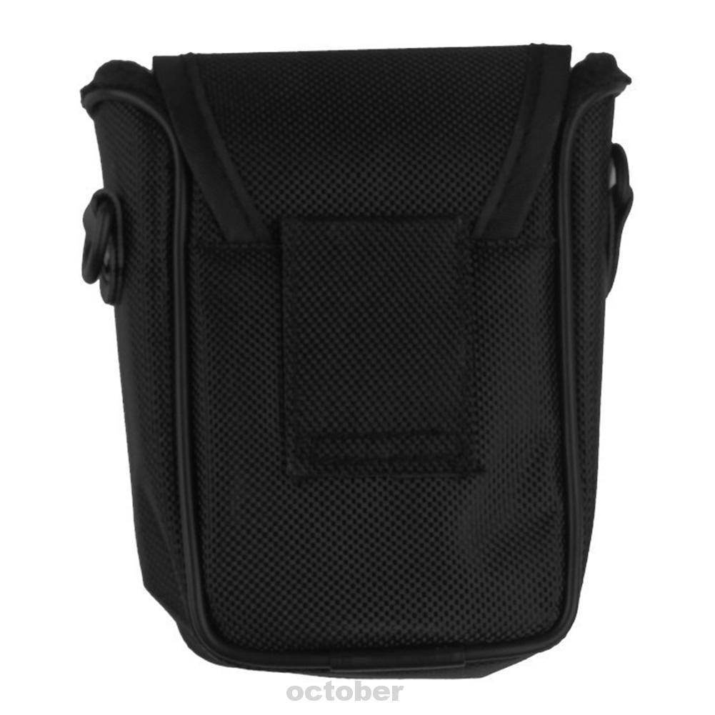 Túi đựng máy ảnh bằng nylon màu trơn chống va đập đeo thắt lưng dây đeo màu đen cho Sony