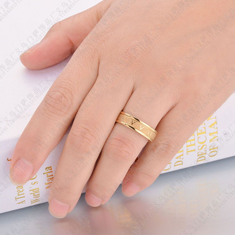 Nhẫn bằng thép titan nhiều màu sắc thời trang sành điệu cho cả nam và nữ