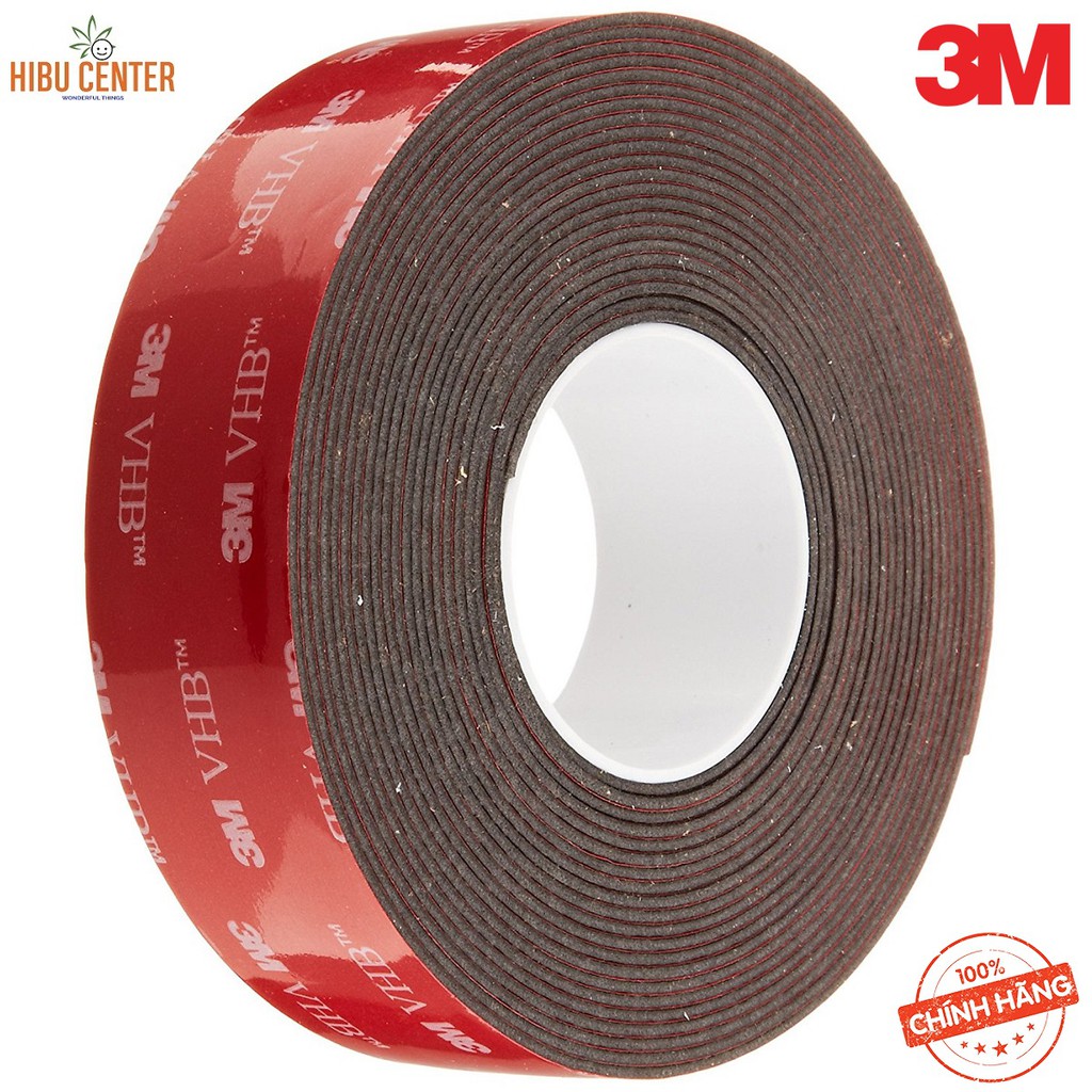 Băng Keo Cường Lực 2 Mặt 3M VHB 5952 1.1mm 10mmx33m – Hàng Chính Hãng – HIBUCENTER
