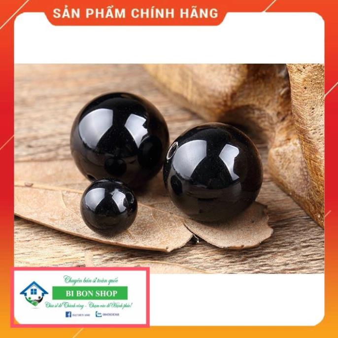 Hạt tròn Agat Đen làm handmade DIY - MH431 *BI BON SHOP*