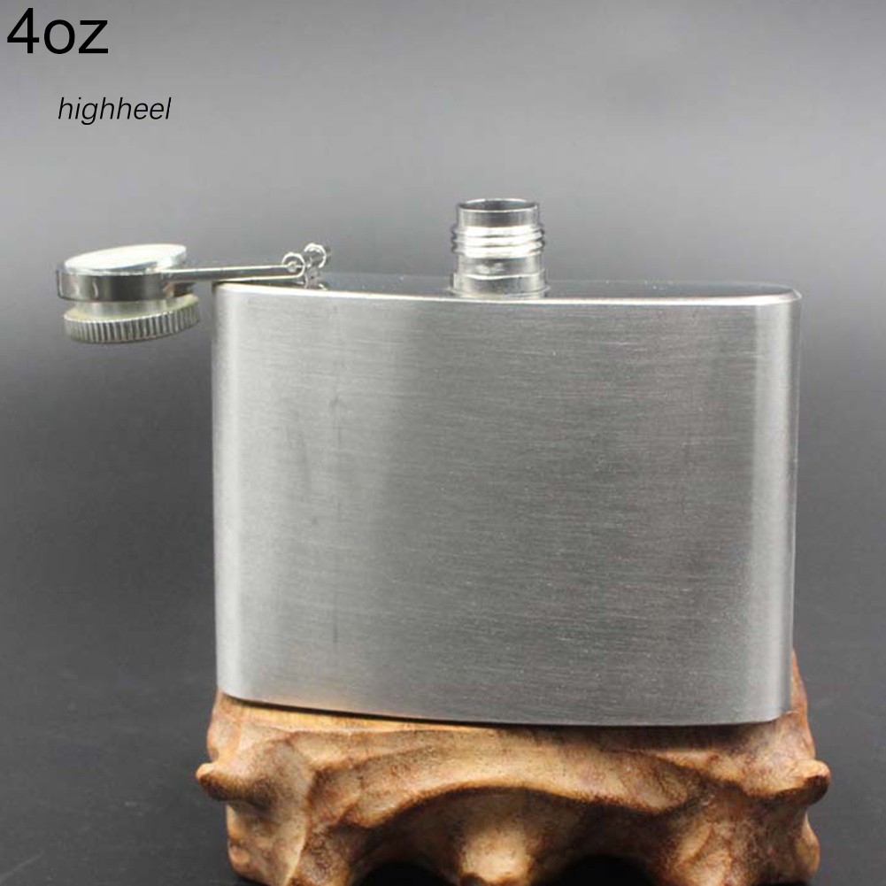 Bình đựng rượu bằng thép không gỉ dung tích 4/5/6/7/8/10 oz kèm phễu