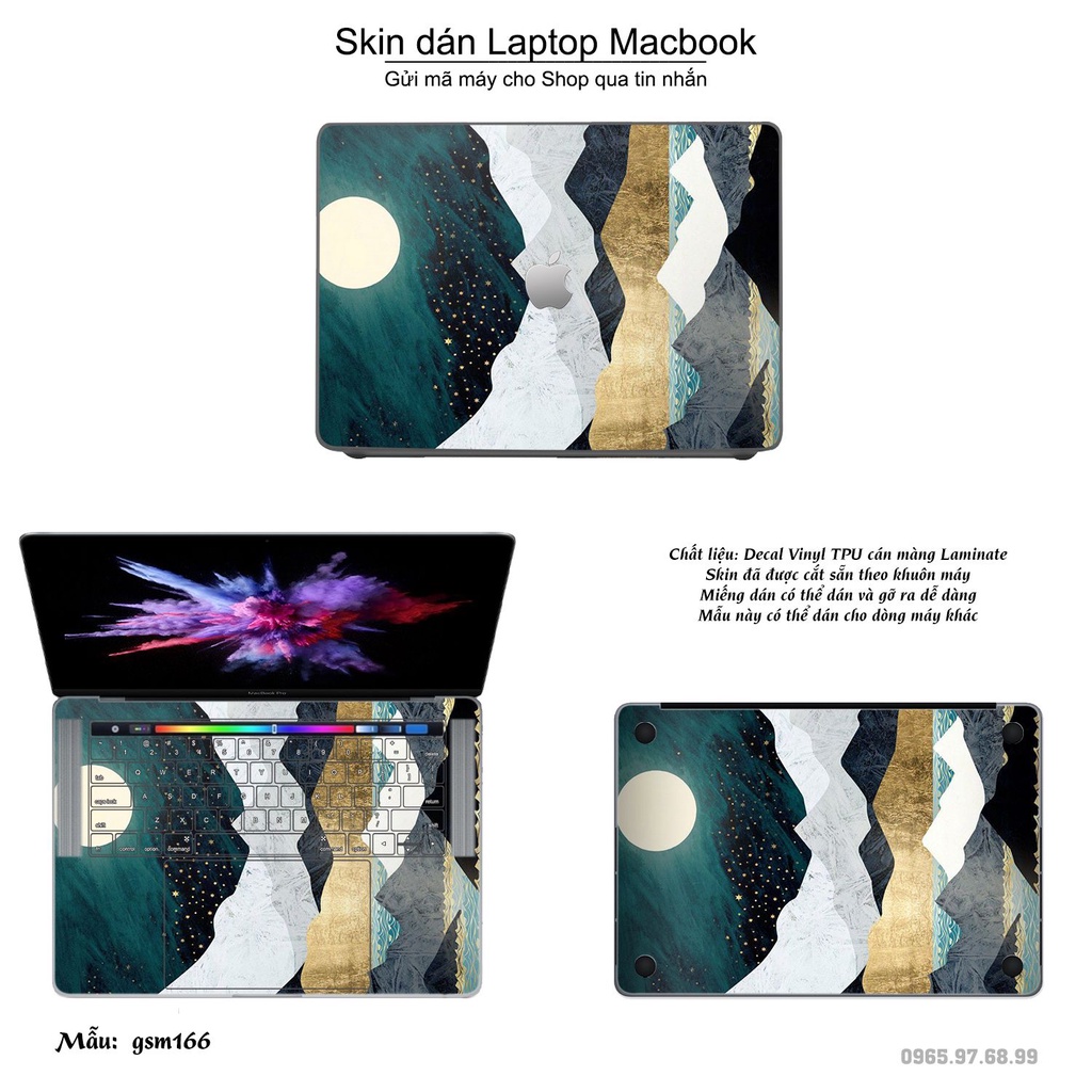 Skin dán Macbook mẫu Ghibli (đã cắt sẵn, inbox mã máy cho shop)