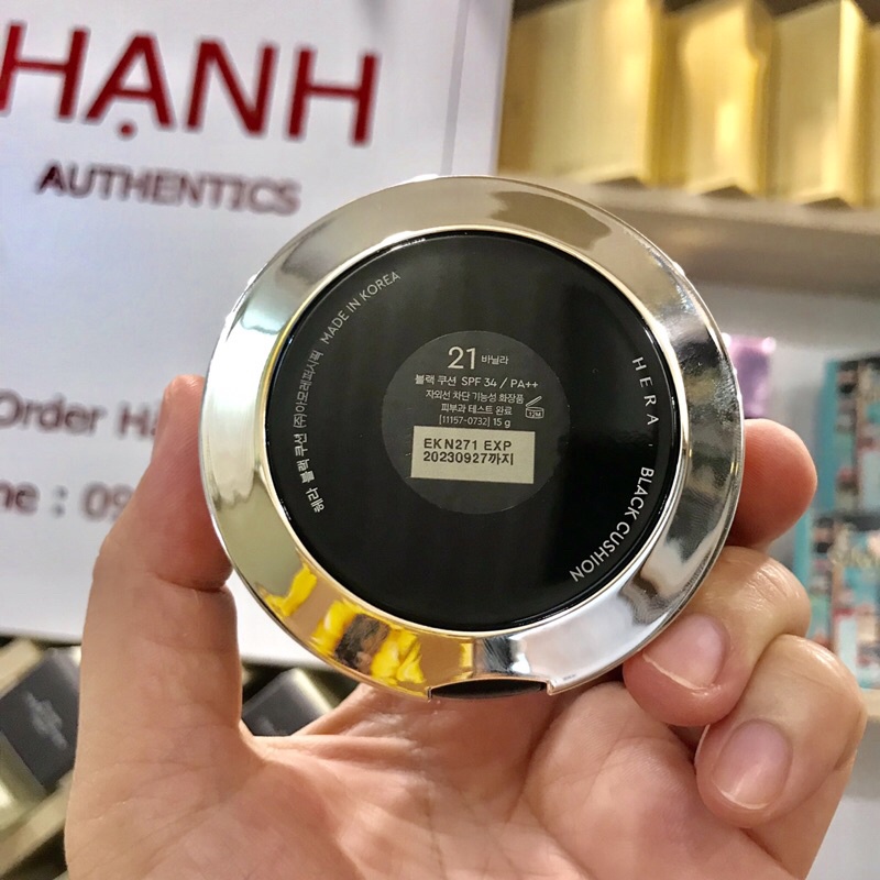 Tách Sét CUSHION HERA BLACK TONE 21  Hộp Chính 15g | BigBuy360 - bigbuy360.vn