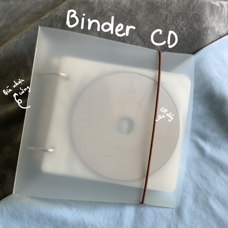 Binder Cd - Sổ còng đựng CD bìa nhựa cứng