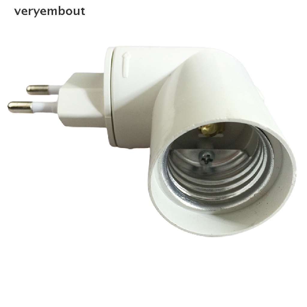 ut Adjustable E27 Lamp Bulb Bases Socket Holder 360 Degrees Bulb Adapter Plug n
