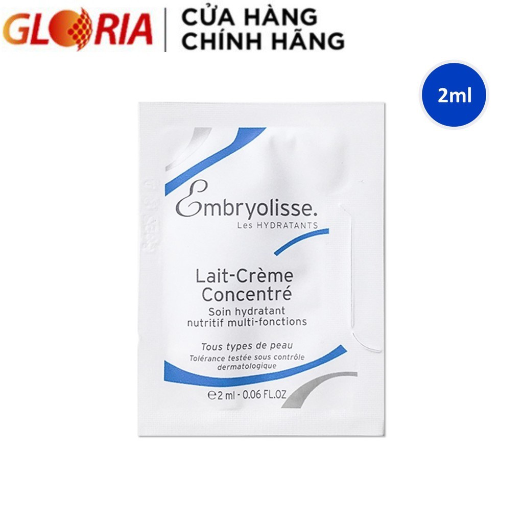 [HB Gift] Kem Dưỡng Ẩm, Sáng Bóng, Siêu Phục Hồi Da Embryolisse Lait Creme Concentre 2ml