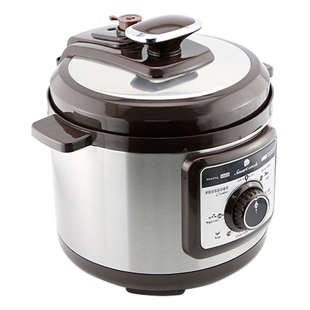 Nồi Áp Suất Smartcook (Elmich) 5L 5 Lít PCS-1800 - Hàng Chính Hãng (Bảo Hành Toàn Quốc 2 Năm)