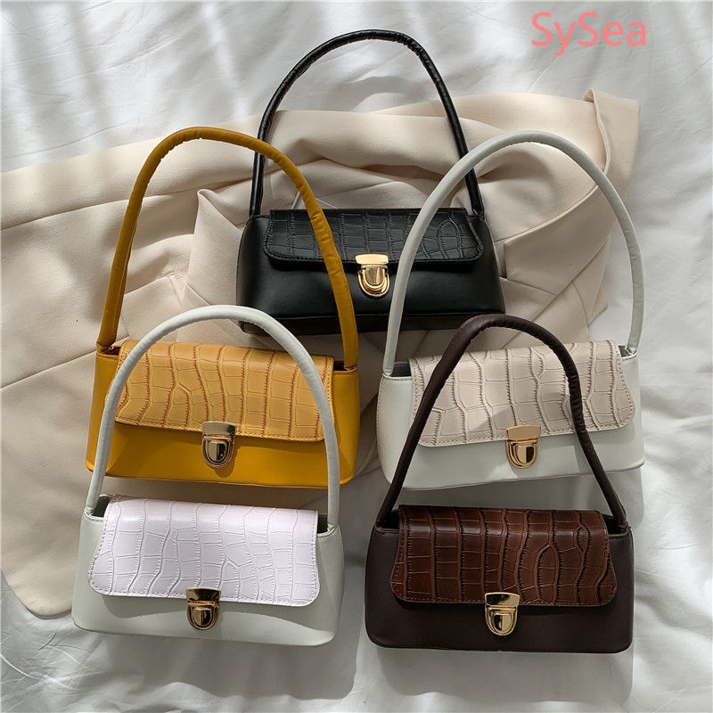 Túi Đeo Vai Họa Tiết Vân Đá Phong Cách Hàn Quốc Cho Nữ