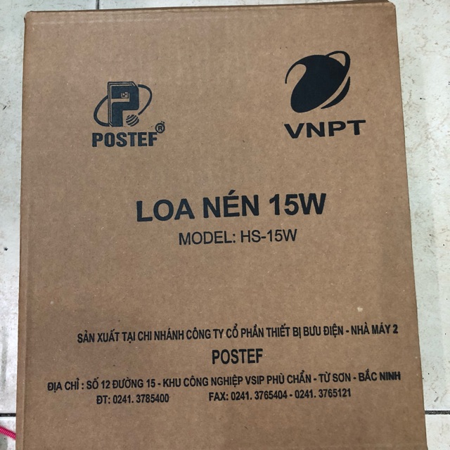 Loa nén 15w vnpt
