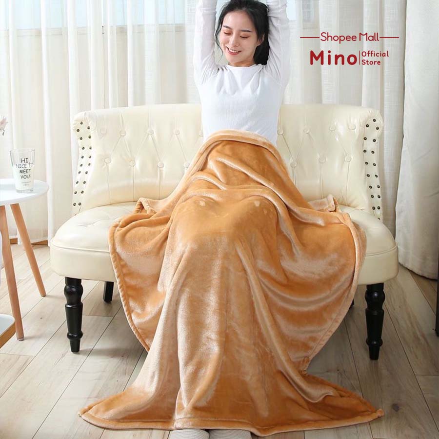 Chăn Thu Đông Văn Phòng Cotton Đũi Cao Cấp Full Size MINO STORE TH121