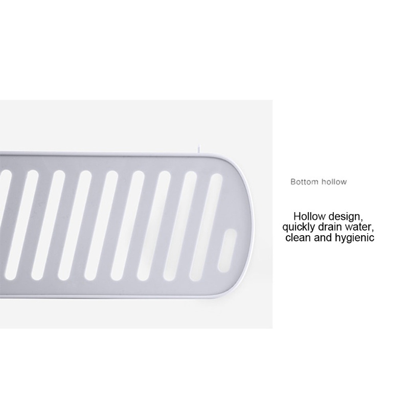 Khay Đựng Đồ Dùng Nhà Tắm Dán Tường Không Cần Khoan Tiện Dụng