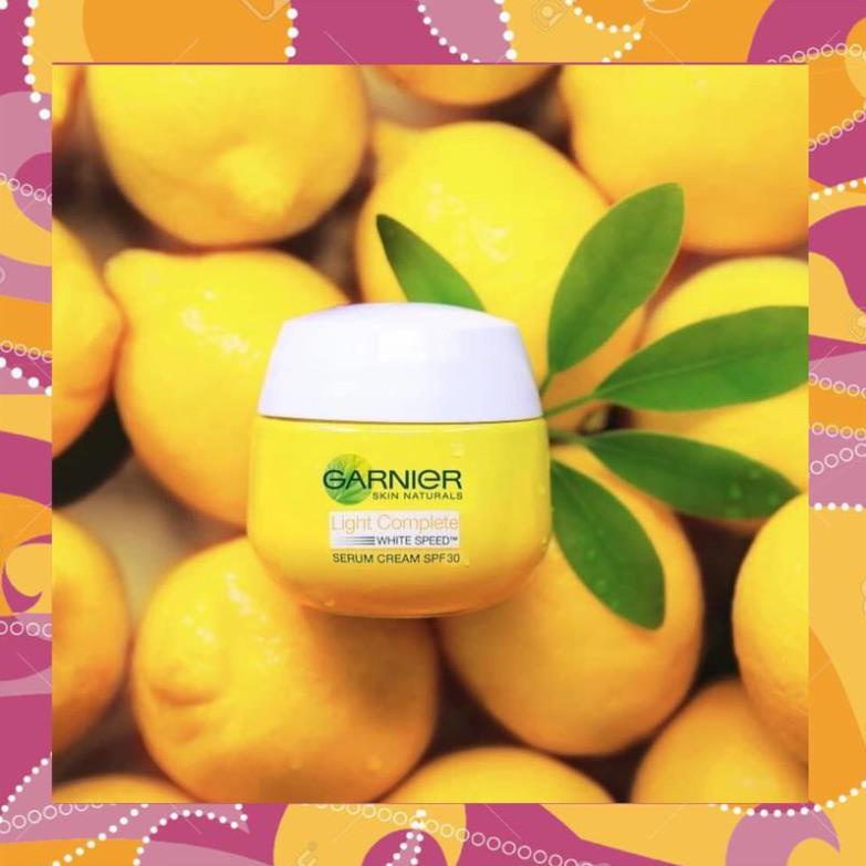 Kem Dưỡng Ban Ngày Garnier Light Complete Speed Whitening Serum Cream SPF30 PA+++ 50ml