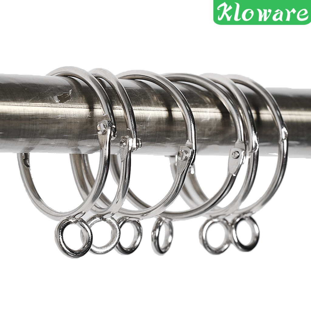 Set 12 Khoen Rèm Cửa Kim Loại Đường Kính 38mm