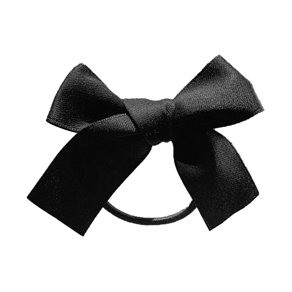 Dây buộc tóc vải satin hình nơ xinh xắn cho nữ