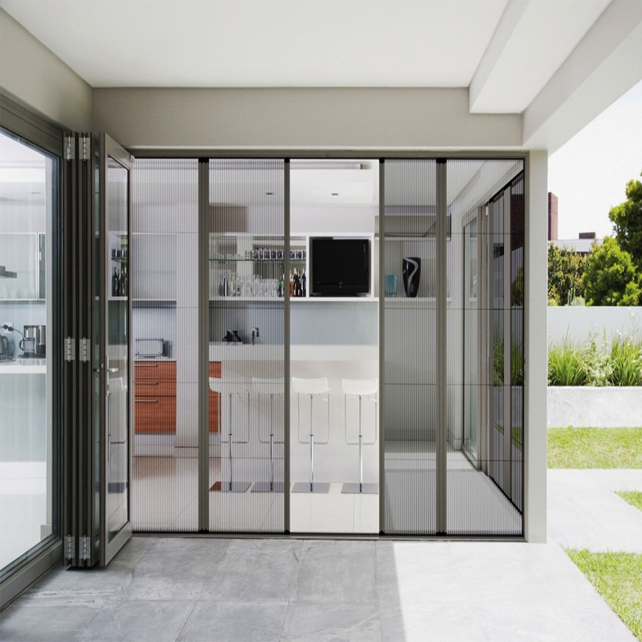 Cửa lưới chống muỗi Hòa Phát dạng xếp cao cấp: Sản xuất, lắp đặt trọn gói và bảo hành