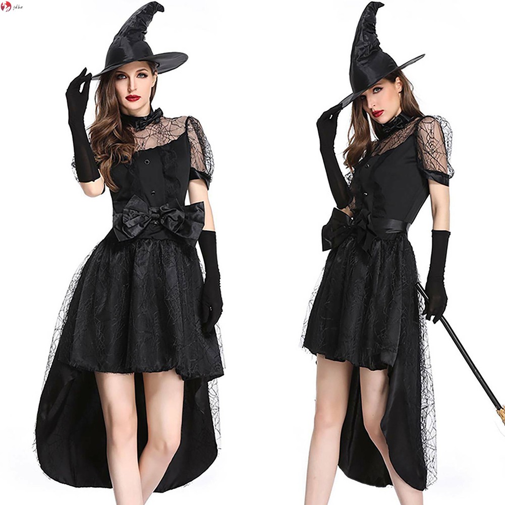JDBE Adult Women Cospaly Wicked Witch Fancy Dress Halloween Party Costume Outfit Prop