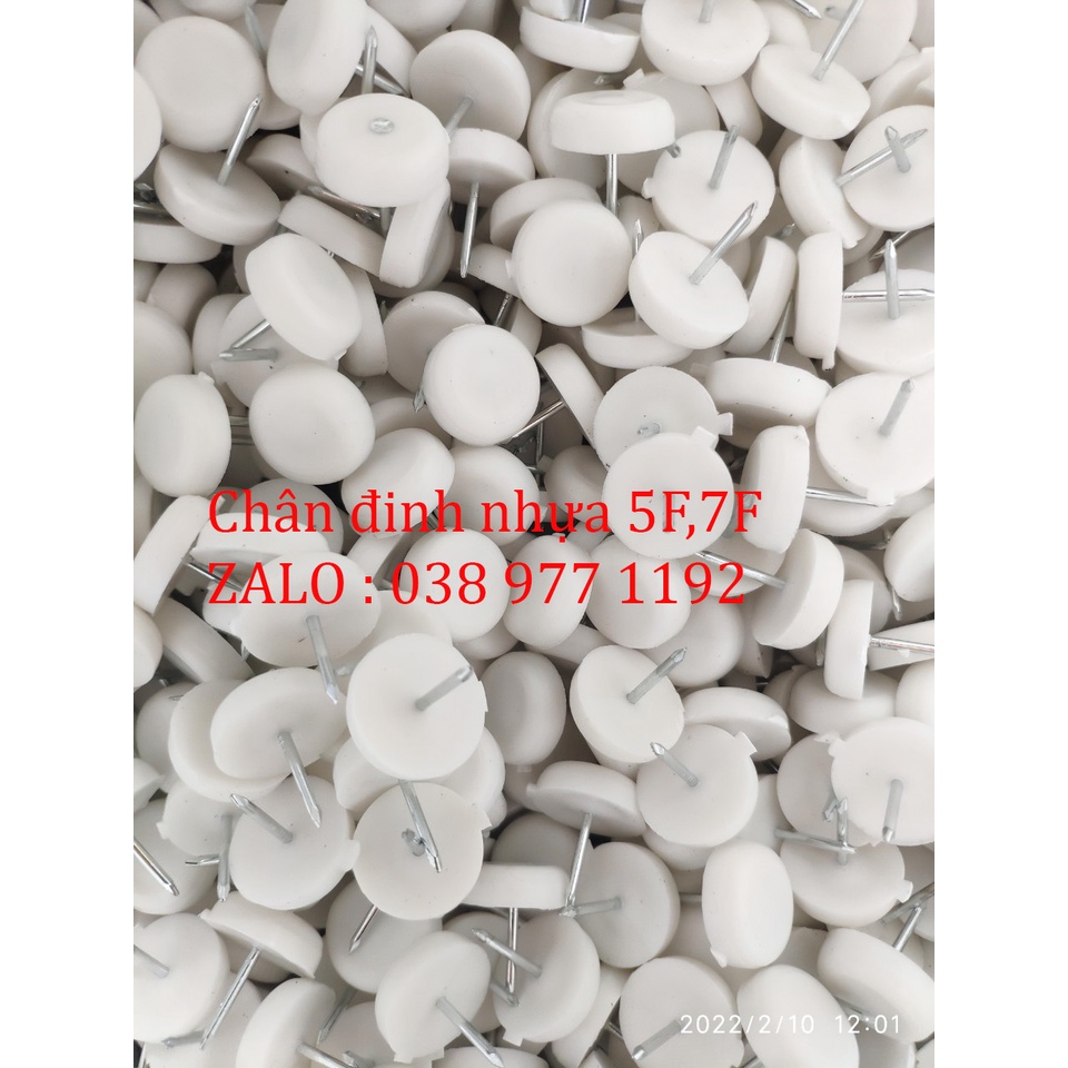 Chân đinh nhựa chống trầy loại dày 5mm,7mm,hàng nhựa dày ,Đinh nhựa đóng dưới chân bàn ghế có ma sát không bị trơn