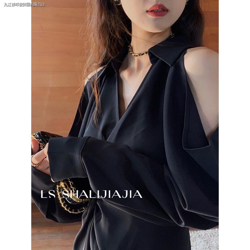 Đầm Dáng Ôm Hở Vai Phong Cách Phương Tây Thời Trang Xuân Thu Hàng Mới Chất Lượng Cao Thiết Kế Phong Cách Phương Tây Cho Nữ