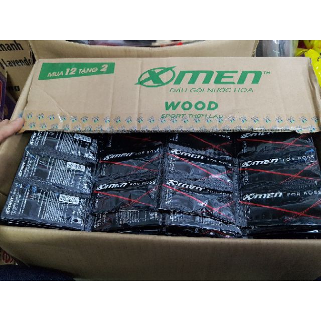 DẦU GỘI DÂY XMEN  12 GÓI TẶNG 2 GÓI 5G