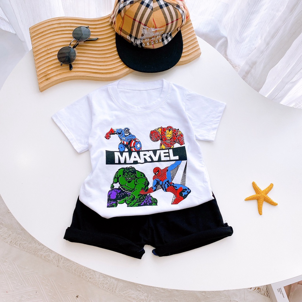 BỘ MARVEL CHO BÉ TRAI 8-18KG SIÊU COOL 8-18kg
