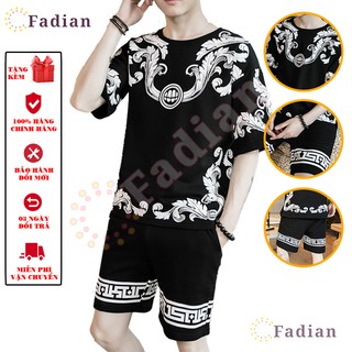 Bộ đồ thể thao nam, set quần áo thể thao nam nữ tay ngắn chất thun nỉ cao cấp phong cách Ulzzang Unisex phối hoạ tiết 3D