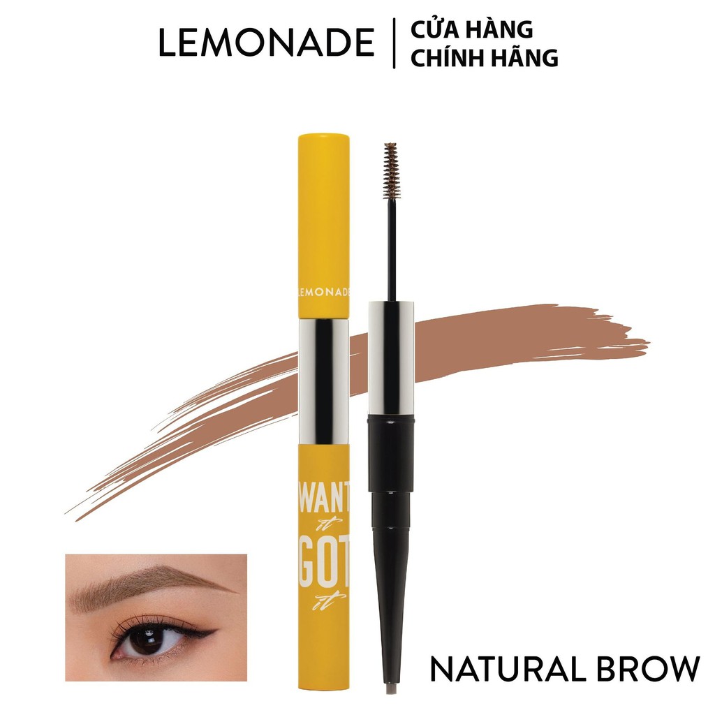 Chì kẻ mày 2 đầu Lemonade Want It Got It Dual Eyebrow 4g