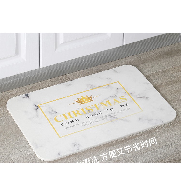 [Hàng mới về] Thảm Siêu Thấm Hút 35*45cm cao cấp tự Khô cực nhanh Êm dịu đôi bàn chân - thảm chùi chân - thảm đá thần kì