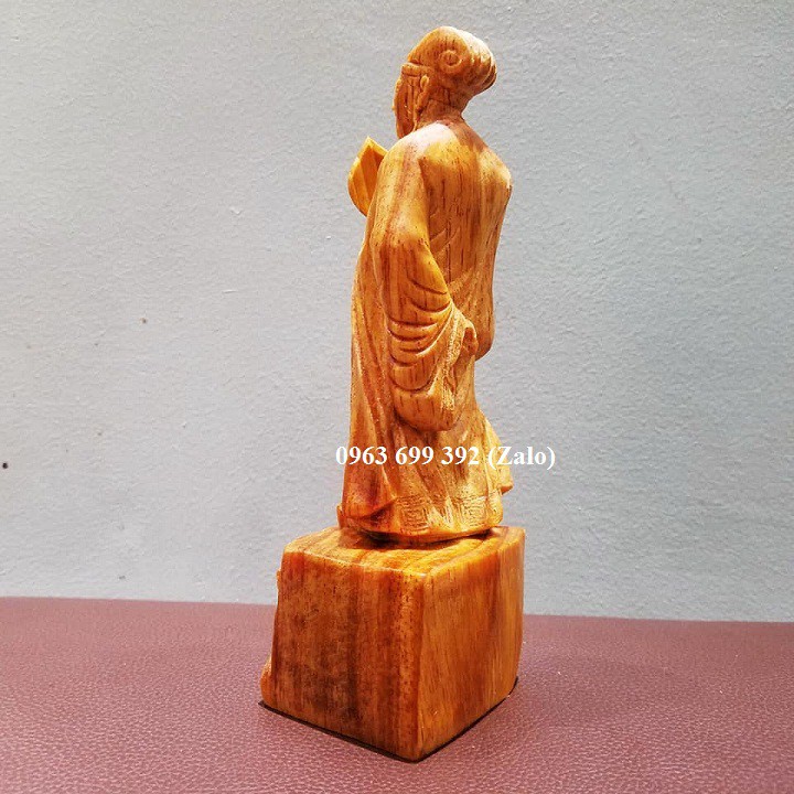 Tượng khổng minh gỗ huyết long | BigBuy360 - bigbuy360.vn