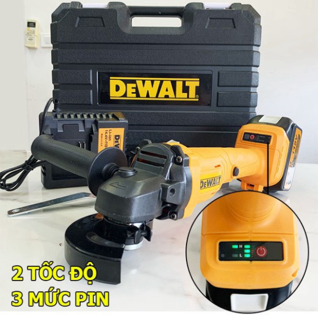 Máy mài, máy cắt dùng pin DEWALT 118V không chổi than, Lõi Đồng - Máy mài Góc