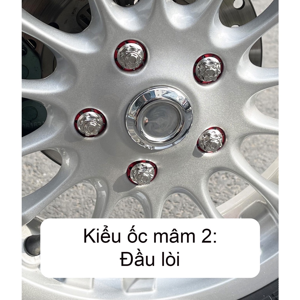Ốc mâm trước Vespa Sprint Primavera Notte LX S
