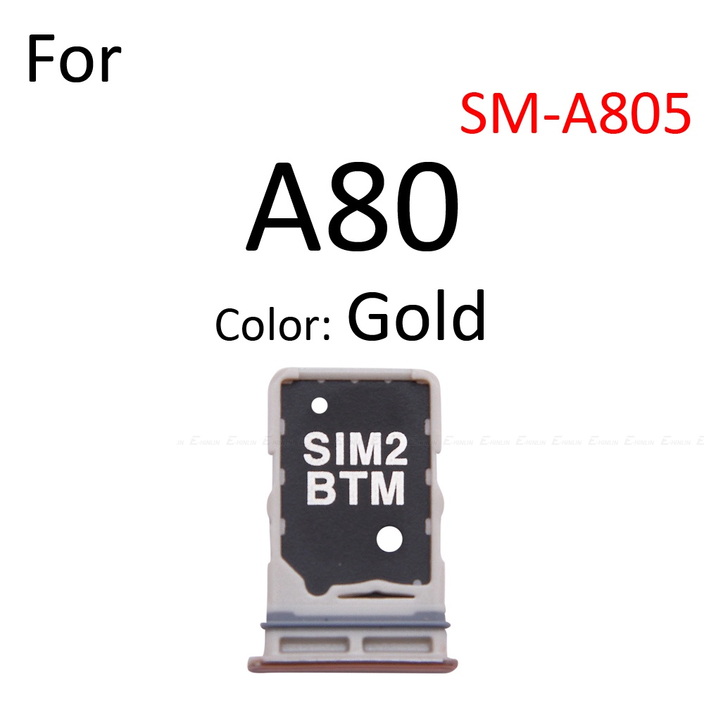 Khay Đựng Thẻ Micro SD / Sim Cho Samsung Galaxy A80 A50 A40 A10 A805 A505 A405 A105