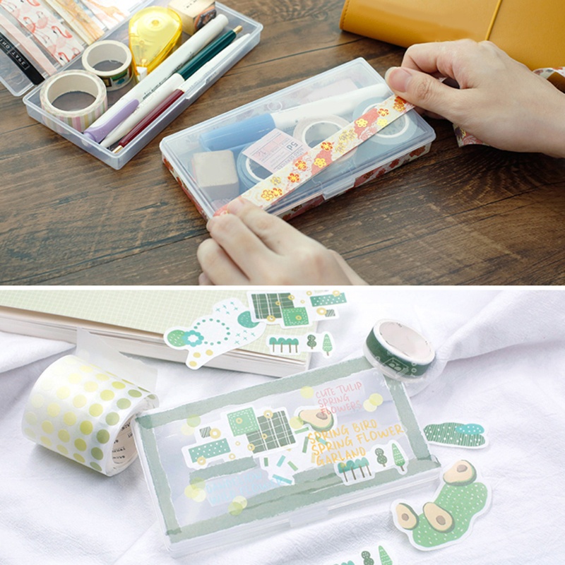 Hộp Đựng Bút Bằng Nhựa Sức Chứa Lớn Tiện Dụng