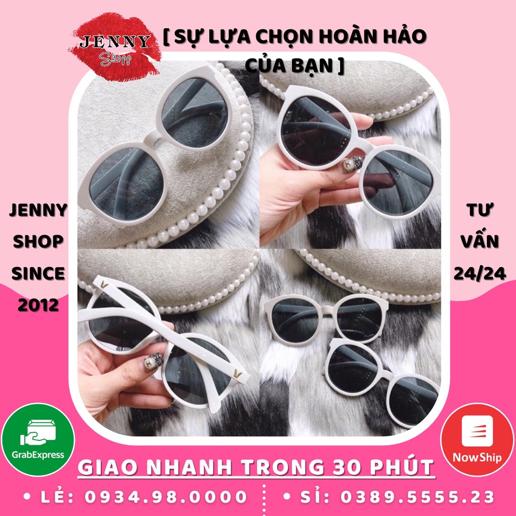 [QUÀ TẶNG KHÁCH] Kính Nhựa Gọng Trắng Thời Trang