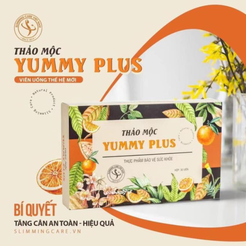 Viên thảo mộc tăng cân YUMMY PLUS tăng 3/6kg/tháng ăn ngon mạnh khỏe tăng cân trở lại