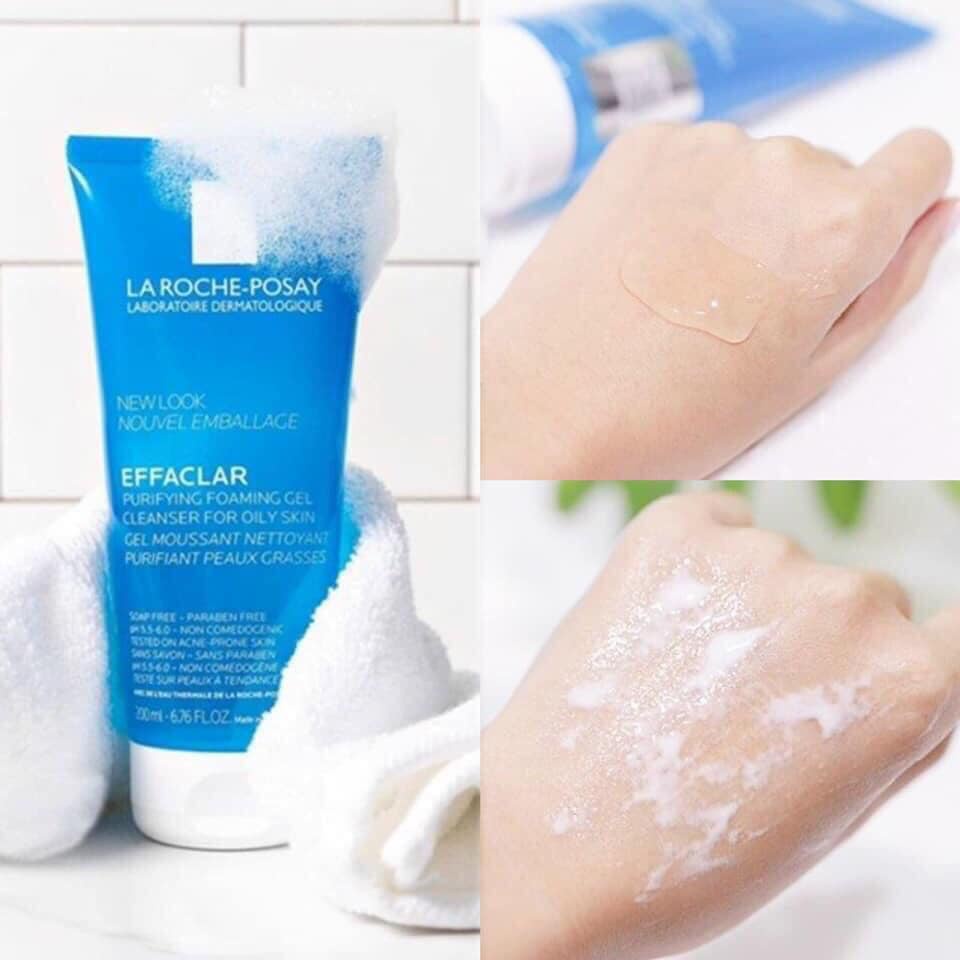 Gel Rửa Mặt tạo bọt La Roche-Posay Dành Cho Da Dầu, Nhạy Cảm