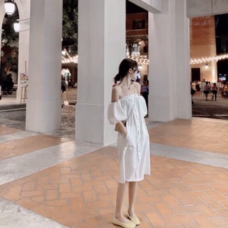VÁY TRỄ VAI TRẮNG