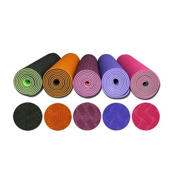 Thảm Tập Yoga TPE Cao Cấp 2 Lớp Dày 6Mm Mềm Mịn Chắc Chắn