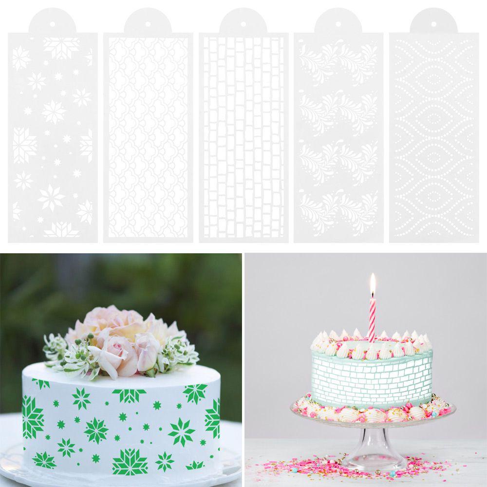 FOREVER Khuôn Làm Bánh Bằng Nhựa Họa Tiết Ren Độc Đáo Tiện Dụng DIY