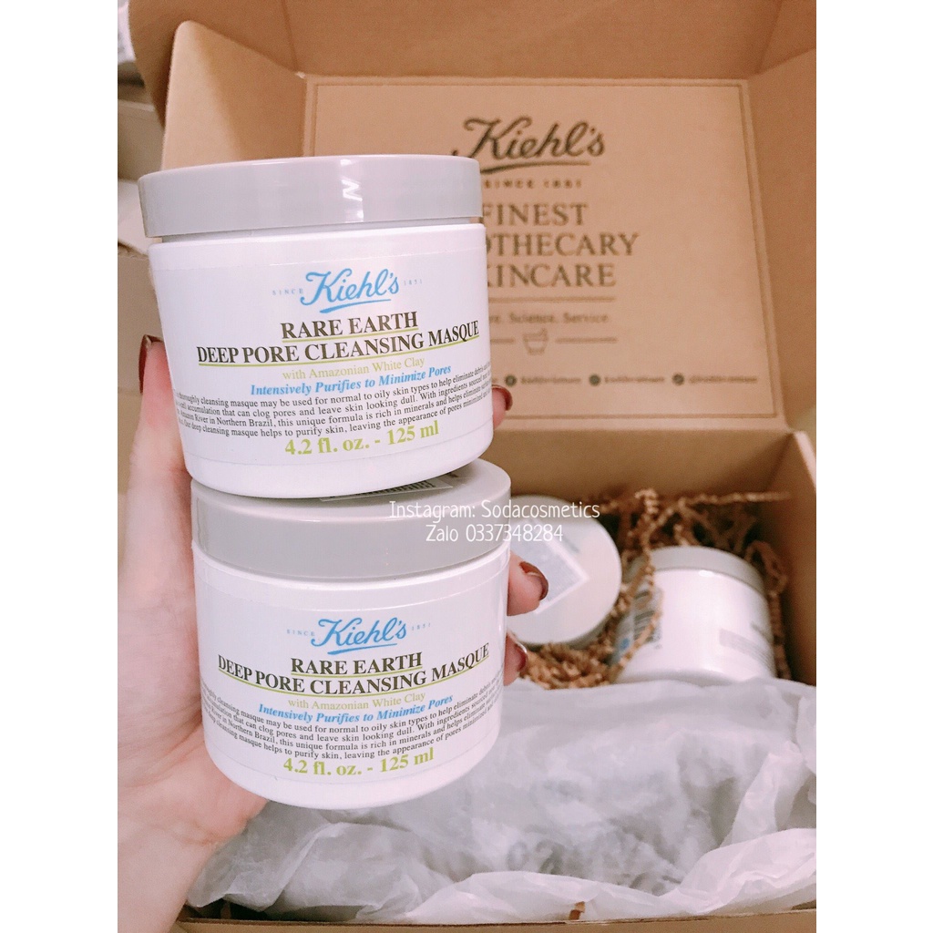 Mặt Nạ Đất Sét Se Lỗ Chân Lông Giảm Mụn Cho Da Dầu FULLSIZE 125ML