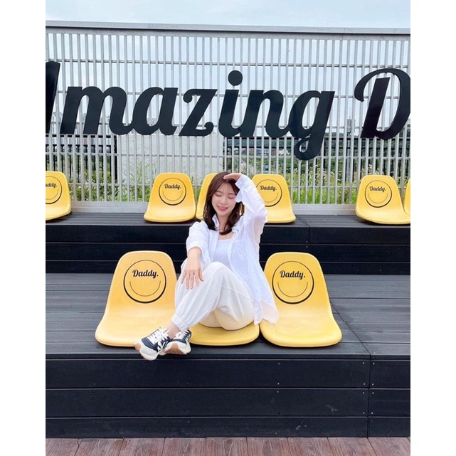 Giày chunky jogger MLB đen phối gót nâu