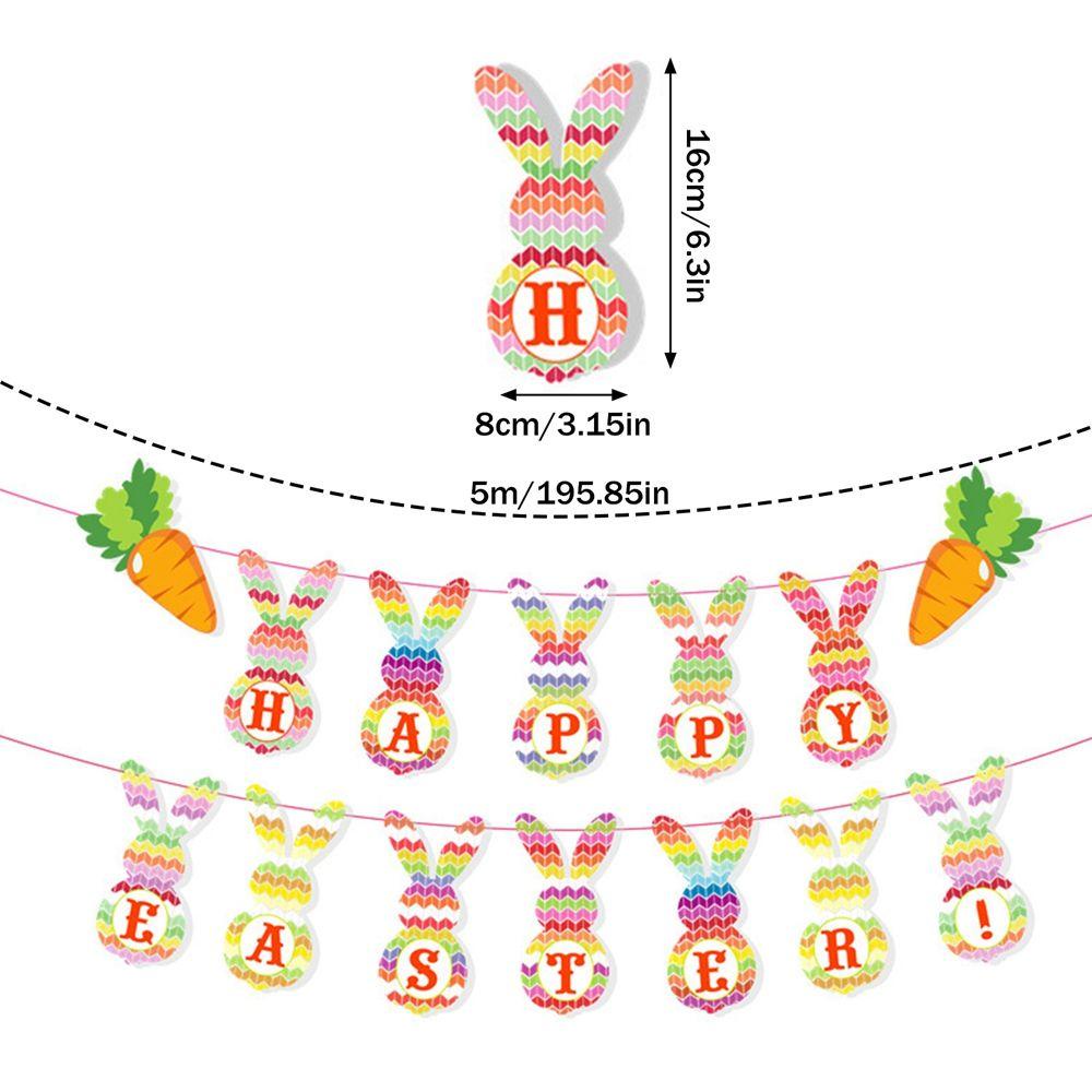 Dây Treo Trang Trí Cửa Hình Thỏ Và Cà Rốt Dễ Thương