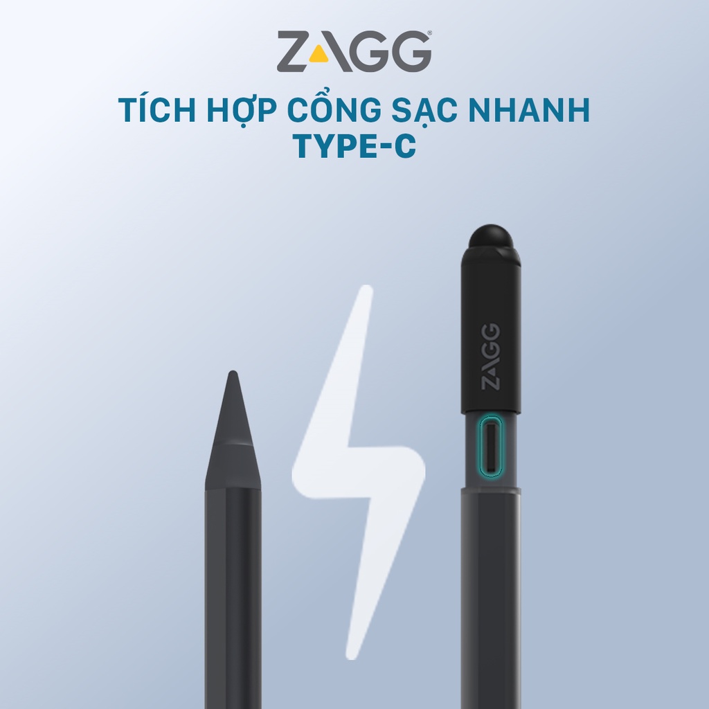 Bút Cảm Ứng ZAGG-Pro Stylus Pencil - Chính Hãng