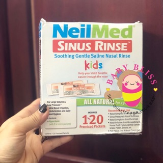 Set bình rửa mũi cho bé Neil Med