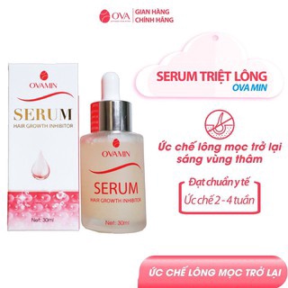 Serum ức chế mọc lông Ovamin dung tích 30ml