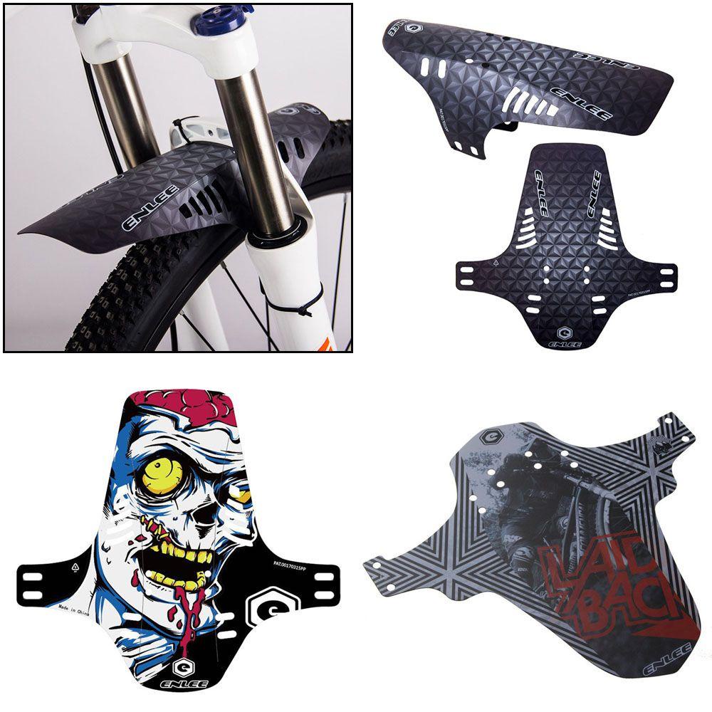1 / 2 Dè Chắn Bùn Bánh Trước Và Sau Họa Tiết Sáng Tạo Cho Xe Đạp
