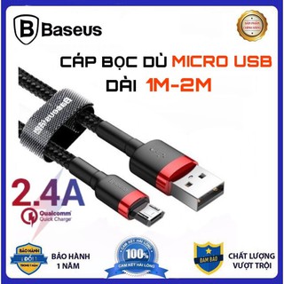 Cáp sạc nhanh baseus cafule micro usb - dây sạc nhanh đảo đầu - bh chính hãng 12t