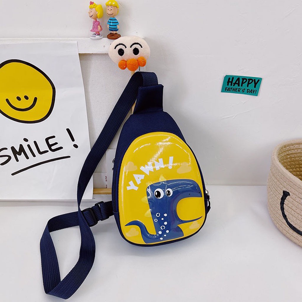Túi đeo chéo khủng long hoạt hình cho bé trai, bé gái đi chơi, đựng đồ rất xinh - LILA KIDS